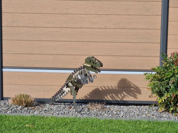 Gartendeko - Stahl T-Rex