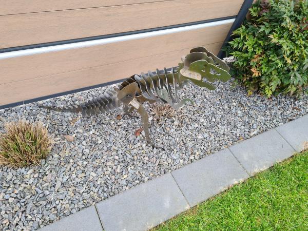 Gartendeko - Stahl T-Rex