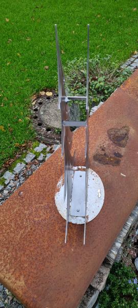 Gartendeko - Stahl-Tannenbaum 3D