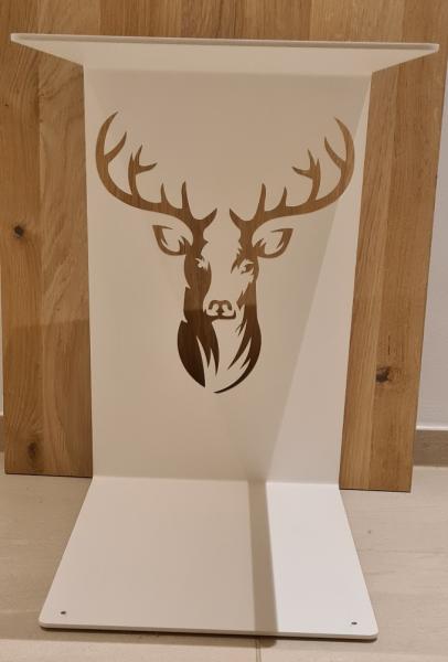 Beistelltisch mit Hirschmotiv