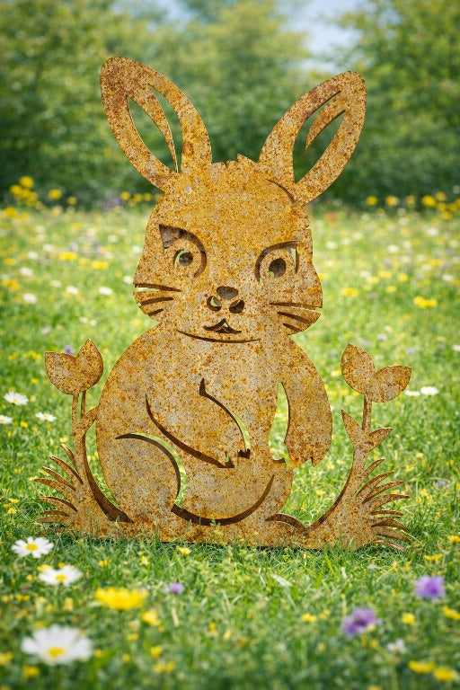 Gartendeko - Berta die Häsin 3D