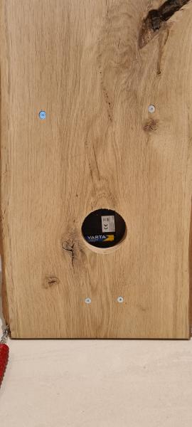 Wandbild mit Uhr - Schwarzwald Design