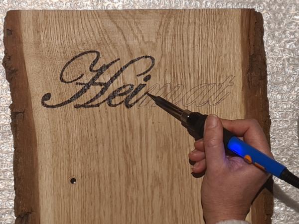 Wandbild mit Uhr - Schwarzwald Design