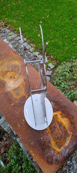 Gartendeko - Stahl-Schneemann 3D