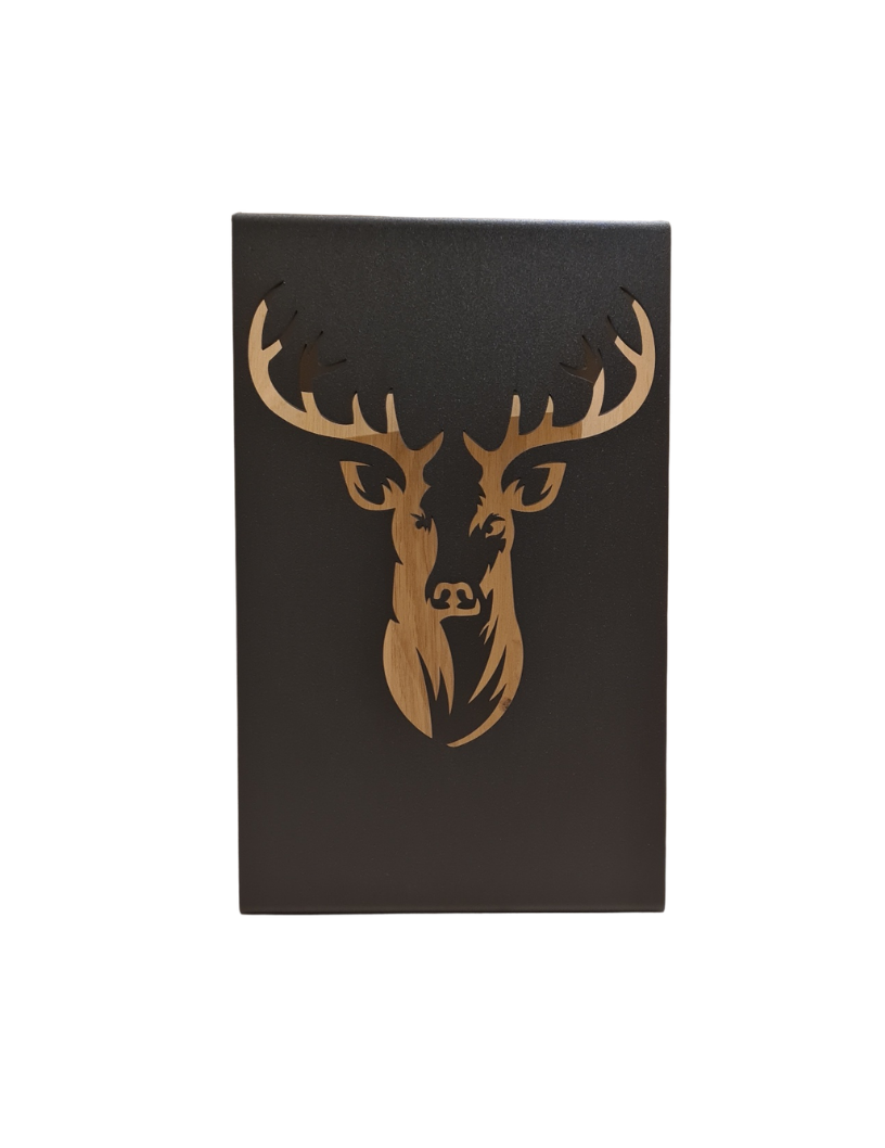 Beistelltisch mit Hirschmotiv