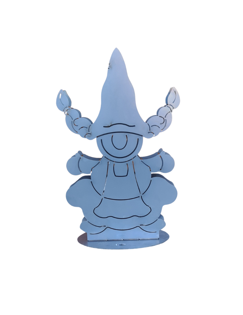 Gartendeko - Wichtel Kathi in 3D